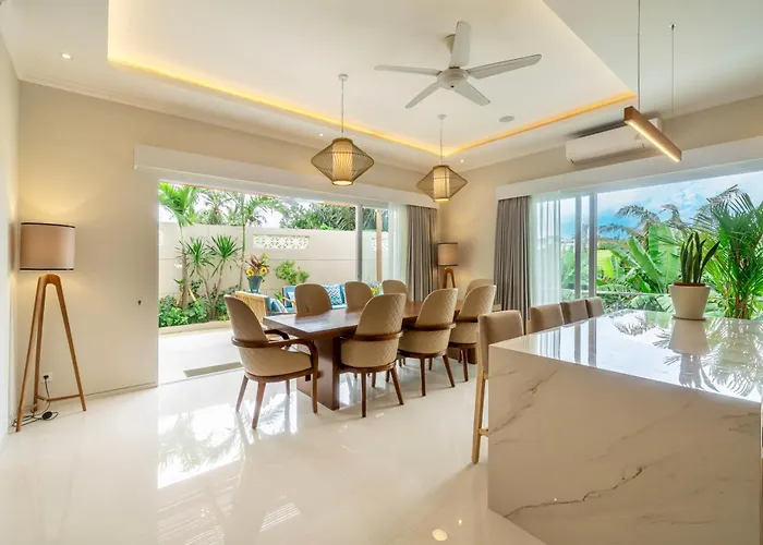Modern Designer Canggu, Private Pool, Ricefield Views, Family And Group