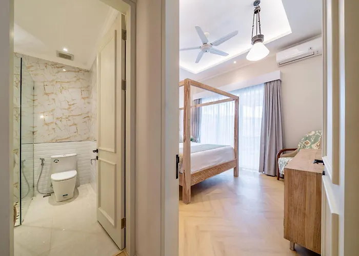 Modern Designer Canggu, Private Pool, Ricefield Views, Family And Group Вилла Денпасар