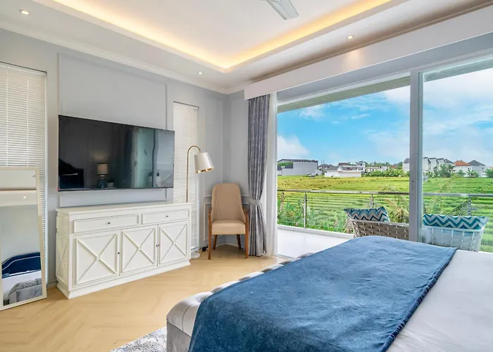 Modern Designer Canggu, Private Pool, Ricefield Views, Family And Group Денпасар
