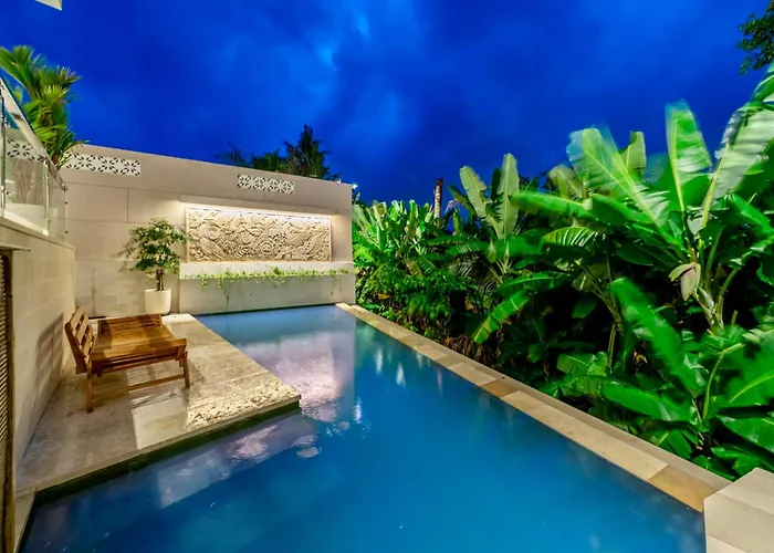 Modern Designer Canggu, Private Pool, Ricefield Views, Family And Group
