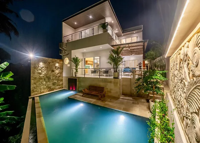 Вилла Modern Designer Canggu, Private Pool, Ricefield Views, Family And Group Денпасар