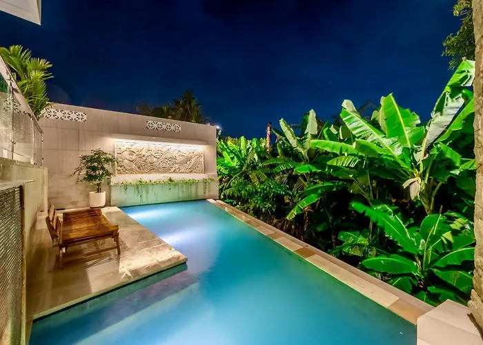 Modern Designer Canggu, Private Pool, Ricefield Views, Family And Group Вилла