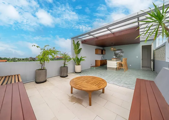Modern Designer Canggu, Private Pool, Ricefield Views, Family And Group Вилла *