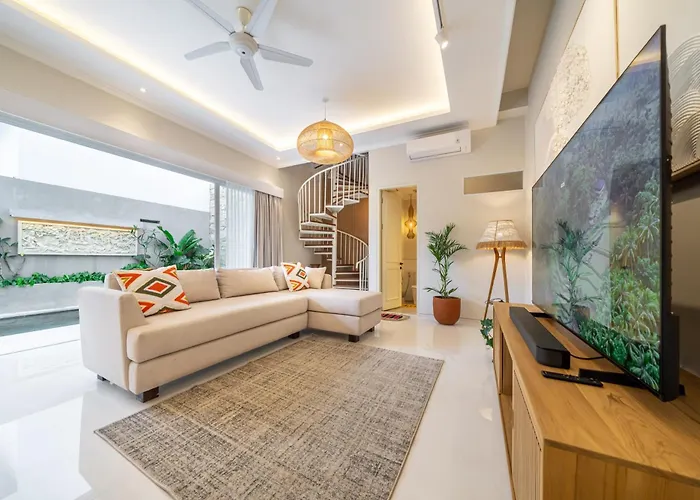 Modern Designer Canggu, Private Pool, Ricefield Views, Family And Group Denpasar (Bali)