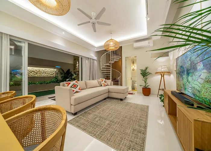 Modern Designer Canggu, Private Pool, Ricefield Views, Family And Group Villa
