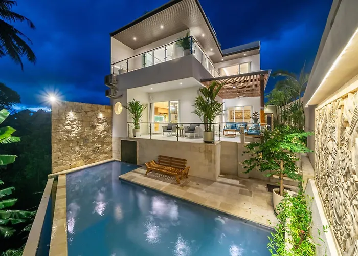 Modern Designer Canggu, Private Pool, Ricefield Views, Family And Group