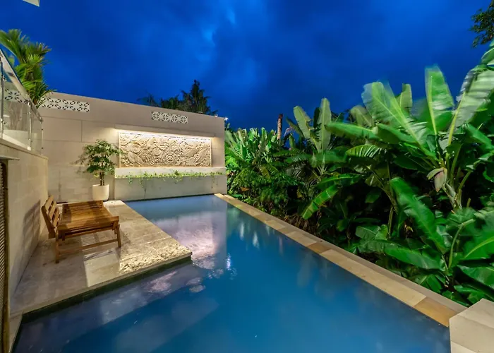 Вилла Modern Designer Canggu, Private Pool, Ricefield Views, Family And Group *