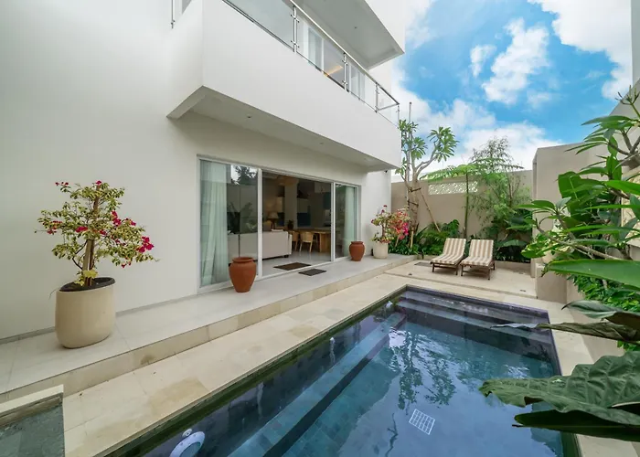 Modern Designer Canggu, Private Pool, Ricefield Views, Family And Group