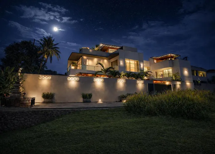 Villa Modern Designer Canggu, Private Pool, Ricefield Views, Family And Group